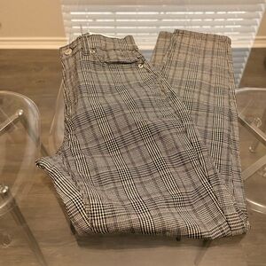 American Eagle Outfitters Plaid High Rise Women Jeans